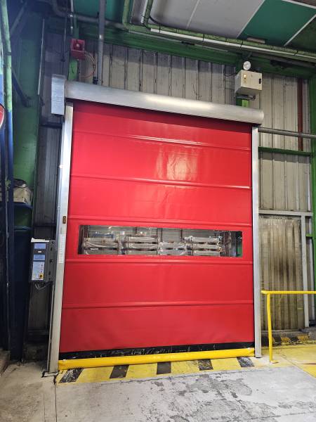 Porte rapide enroulable