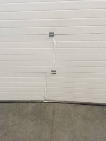 panneau de porte sectionnelle à changer