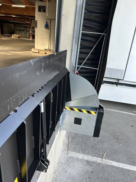 Butoir avec zone de refuge