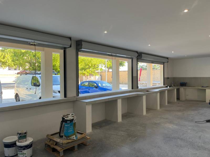 Rideaux métalliques manuels à Rochegude