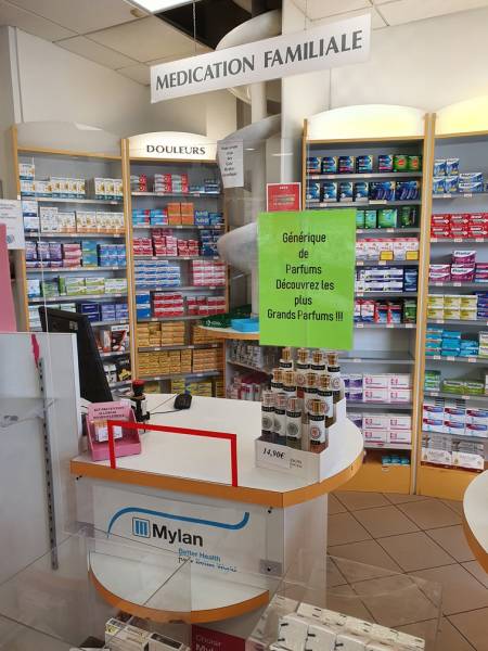 Ecran transparent pour les pharmacie et tabac - Vaucluse (84) Orange