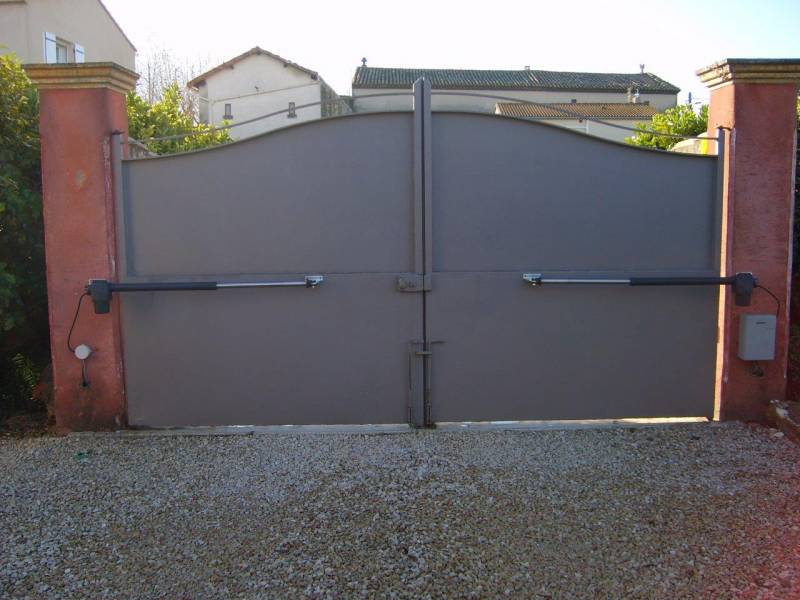 pose de portail automatique battant avignon