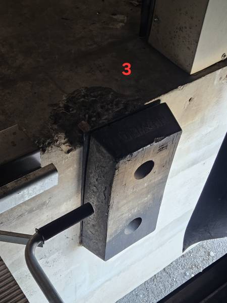 Tampon de butoir sans zone de refuge