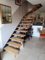 Notre zone d'activité pour ce service Conception d’un escalier métallique extérieur style industriel à